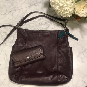 Coach Violet Crossbody Satchel and Wallet